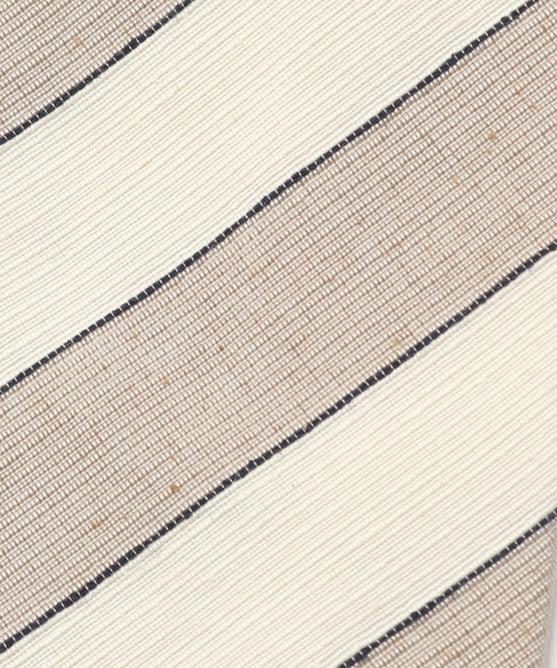 EDIFICE(エディフィス)の「AX BBC ホワイトストライプタイ(ネクタイ・メンズ・グレー/ベージュ・FREE)」の5枚目の写真