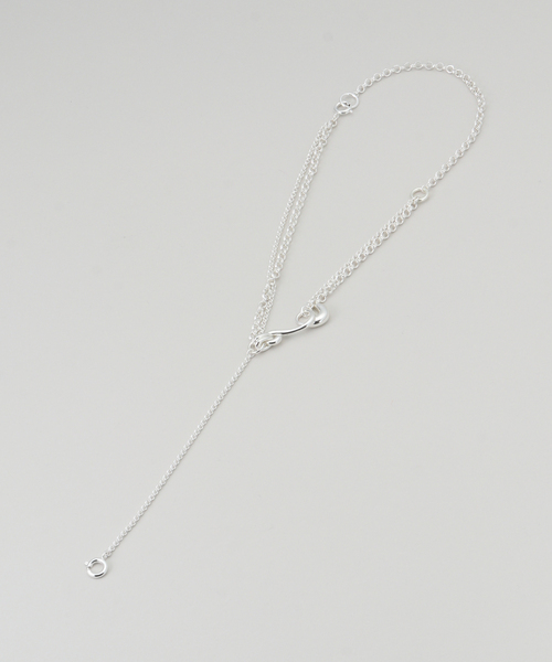Soierie（ソワリー）の「【Soierie/ソワリー】 Virtual lariat（ネックレス・レディース・シルバー・FREE）」の2枚目の写真