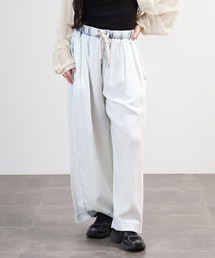 hunch ４．５オンス　テンセルデニムワイドパンツ