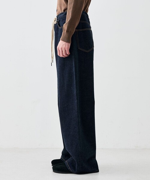 EDITION（エディション）の「インディゴデニム ドローコードパンツ（デニムパンツ・メンズ・ネイビー・S/M）」の7枚目の写真
