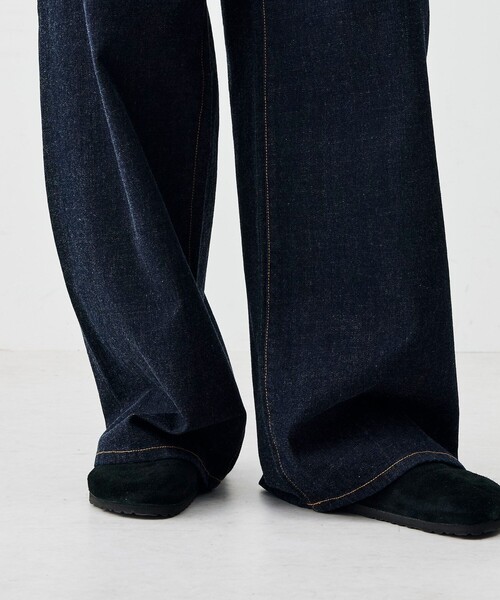 EDITION（エディション）の「インディゴデニム ドローコードパンツ（デニムパンツ・メンズ・ネイビー・S/M）」の3枚目の写真