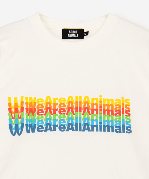 Bshop(ビショップ)の「STUDIO WEAREALLANIMALS | Inverted Arch 半袖Tシャツ MEN(Tシャツ/カットソー・メンズ・パープル系その他/Nat・L/XL)」の5枚目の写真