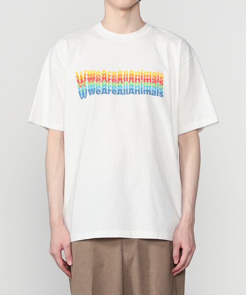 Bshop(ビショップ)の「STUDIO WEAREALLANIMALS | Inverted Arch 半袖Tシャツ MEN(Tシャツ/カットソー・メンズ・パープル系その他/Nat・L/XL)」の9枚目の写真