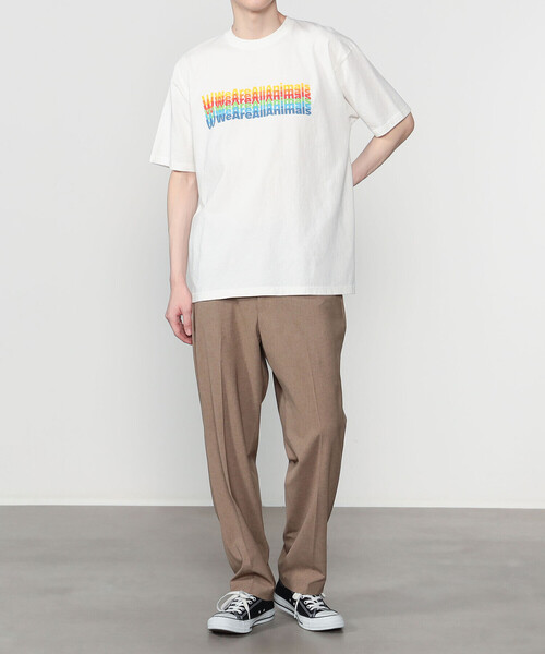 Bshop(ビショップ)の「STUDIO WEAREALLANIMALS | Inverted Arch 半袖Tシャツ MEN(Tシャツ/カットソー・メンズ・パープル系その他/Nat・L/XL)」の12枚目の写真