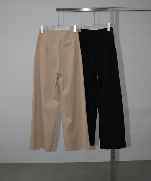 chuclla(チュクラ)の「タックボリュームワイドパンツ chw26s166(その他パンツ・レディース・ベージュ/ブラック・L/M/S)」の16枚目の写真
