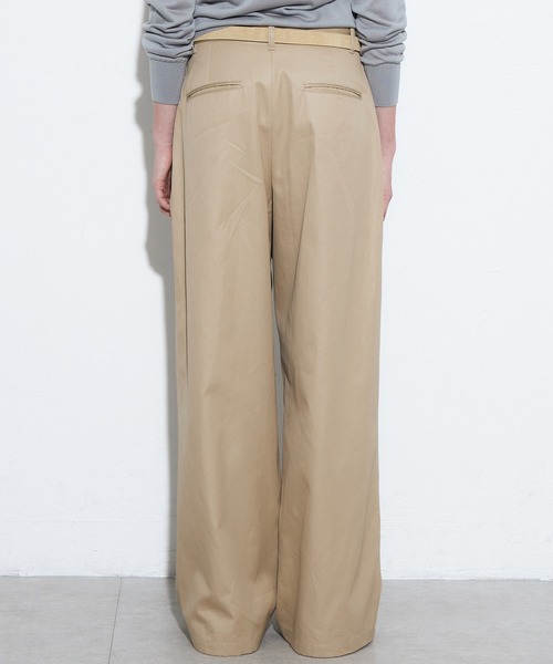 LE CIEL BLEU(ルシェルブルー)の「クロスフィニッシュチノス / Gloss-Finish Chinos(チノパンツ・レディース・ベージュ/ブラック・36/34/38)」の18枚目の写真
