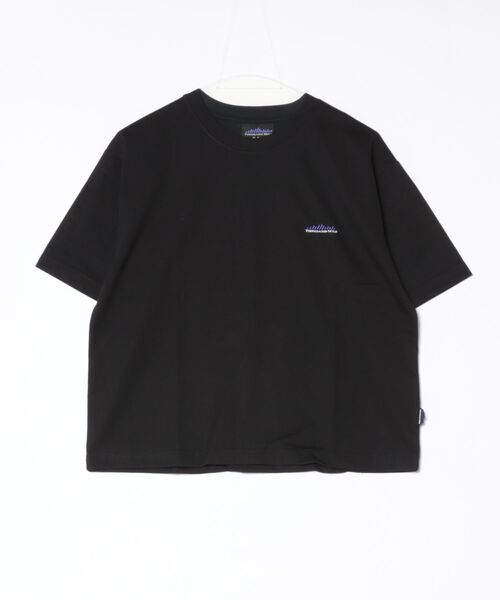 THOUSAND MILE(サウザンドマイル)の「【THOUSAND MILE】SHORT SLEEVE T-SHIRT&WIDE PANTS SET(セットアップ・レディース・ブラック/チャコールグレー・FREE)」の4枚目の写真