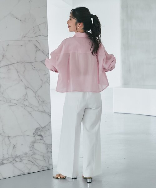 La boutique BonBon（ラブティックボンボン）の「【miki監修・今すぐお届け】ドライオックスマリンパンツ（その他パンツ・レディース・ネイビー/ライトグレー/サックスブルー/ホワイト・38/36/34/FREE/PS）」の10枚目の写真