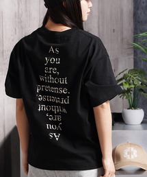 【Laufer】Lettering Tee / クロップド ボックスシルエット バックプリント ヘビーウェイトTシャツ 短丈