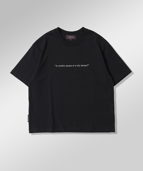 Laufer（ロイファー）の「【Laufer】Lettering Tee / クロップド ボックスシルエット バックプリント ヘビーウェイトTシャツ 短丈（Tシャツ/カットソー・メンズ・ブラック/ホワイト・S/M/L/XL）」の17枚目の写真
