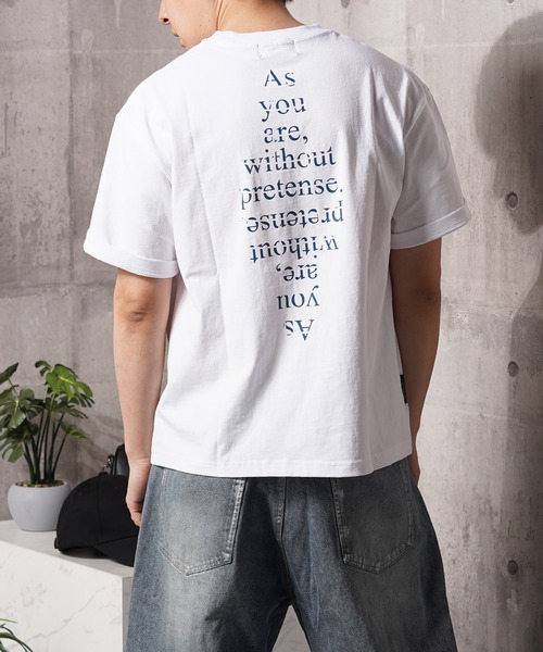 Laufer（ロイファー）の「【Laufer】Lettering Tee / クロップド ボックスシルエット バックプリント ヘビーウェイトTシャツ 短丈（Tシャツ/カットソー・メンズ・ブラック/ホワイト・S/M/L/XL）」の14枚目の写真