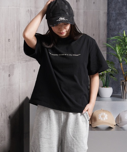 Laufer（ロイファー）の「【Laufer】Lettering Tee / クロップド ボックスシルエット バックプリント ヘビーウェイトTシャツ 短丈（Tシャツ/カットソー・メンズ・ブラック/ホワイト・S/M/L/XL）」の19枚目の写真