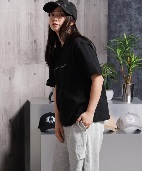 Laufer（ロイファー）の「【Laufer】Lettering Tee / クロップド ボックスシルエット バックプリント ヘビーウェイトTシャツ 短丈（Tシャツ/カットソー・メンズ・ブラック/ホワイト・S/M/L/XL）」の20枚目の写真