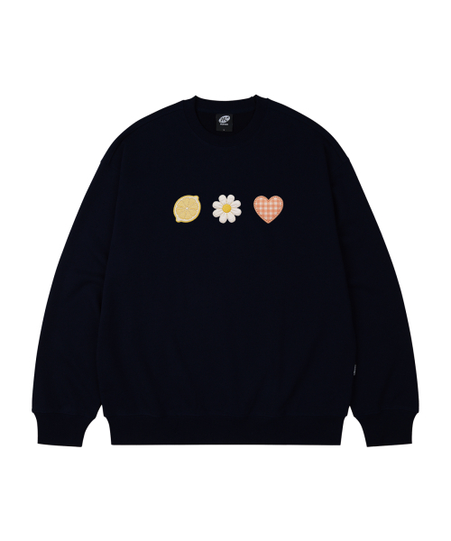 WILDROCK(ワイルドロック)の「ガーデンクラブ オーバーサイズ スウェット_7 COL(スウェット・レディース・ブラック/ネイビー/ブラウン/ピンク/ブルー/アイボリー/チャコール・SMALL/MEDIUM/LARGE)」の12枚目の写真