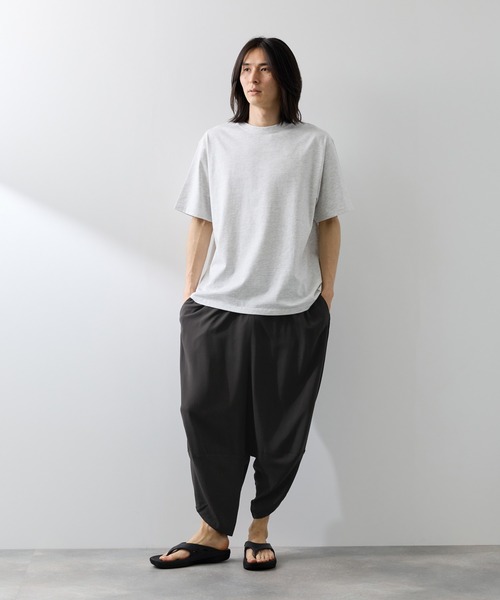 NAVY(ネイビー)の「【SARARI /サラリ】接触冷感 レーヨン バルーン リラックス パンツ(その他パンツ・メンズ・ベージュ/チャコールグレー/ネイビー/ブラック・L/M/XL)」の11枚目の写真