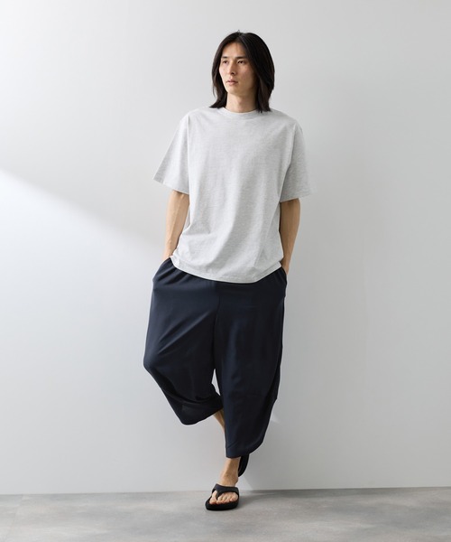 NAVY(ネイビー)の「【SARARI /サラリ】接触冷感 レーヨン バルーン リラックス パンツ(その他パンツ・メンズ・ベージュ/チャコールグレー/ネイビー/ブラック・L/M/XL)」の17枚目の写真