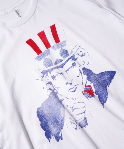 JERZEES（ジャージーズ）の「JERZEES / ジャージーズ "UNCLE SAM" SS TEE アンクルサム Tシャツ（Tシャツ/カットソー・メンズ・ライトグレー/ホワイト・MEDIUM/LARGE/X-LARGE）」の14枚目の写真