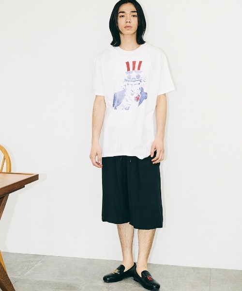 JERZEES（ジャージーズ）の「JERZEES / ジャージーズ "UNCLE SAM" SS TEE アンクルサム Tシャツ（Tシャツ/カットソー・メンズ・ライトグレー/ホワイト・MEDIUM/LARGE/X-LARGE）」の5枚目の写真
