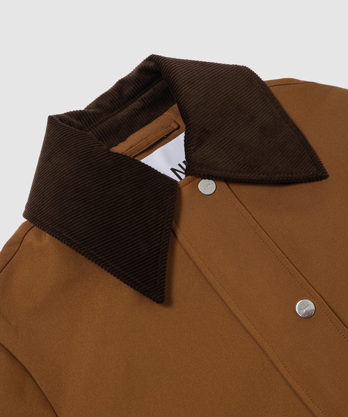 GANNI（ガニー）の「Heavy Twill Jacket（テーラードジャケット・レディース・ブラウン系・S-M）」の2枚目の写真