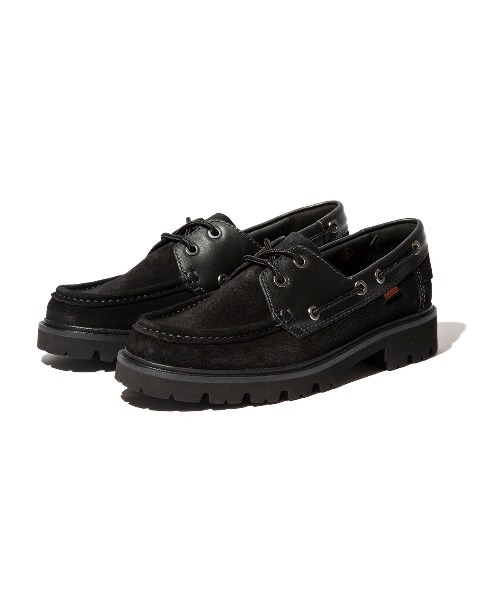Clarks(クラークス)の「Clarks Cleyhill Boat(クラークス クレイヒルボート)(スニーカー・メンズ・ブラック系・25cm/25.5cm/26cm/26.5cm/27cm/27.5cm/28cm/28.5cm/29cm)」の1枚目の写真