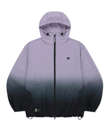 STEPDYED WINDBREAKER JACKET - BLACK