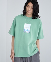 RAGEBLUE | Pigment Photo Print T-Shirt / ピグメント加工/ポンチフォトプリントTシャツ(Tシャツ/カットソー)