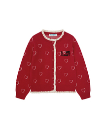 MINIDOU（ミニドウ）の「ハートプラネットカーディガン（カーディガン/ボレロ）」