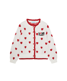 MINIDOU（ミニドウ）の「ハートプラネットカーディガン（カーディガン/ボレロ）」