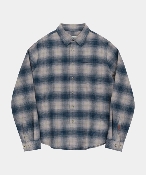 SLOWACID（スローアシッド）の「フランネルカフチェックシャツ[ブルー]（シャツ/ブラウス・レディース・その他・SMALL/MEDIUM/LARGE）」の5枚目の写真