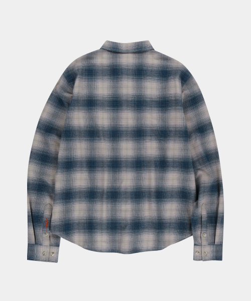 SLOWACID（スローアシッド）の「フランネルカフチェックシャツ[ブルー]（シャツ/ブラウス・レディース・その他・SMALL/MEDIUM/LARGE）」の6枚目の写真