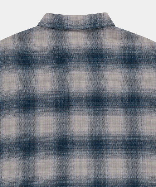 SLOWACID（スローアシッド）の「フランネルカフチェックシャツ[ブルー]（シャツ/ブラウス・レディース・その他・SMALL/MEDIUM/LARGE）」の8枚目の写真