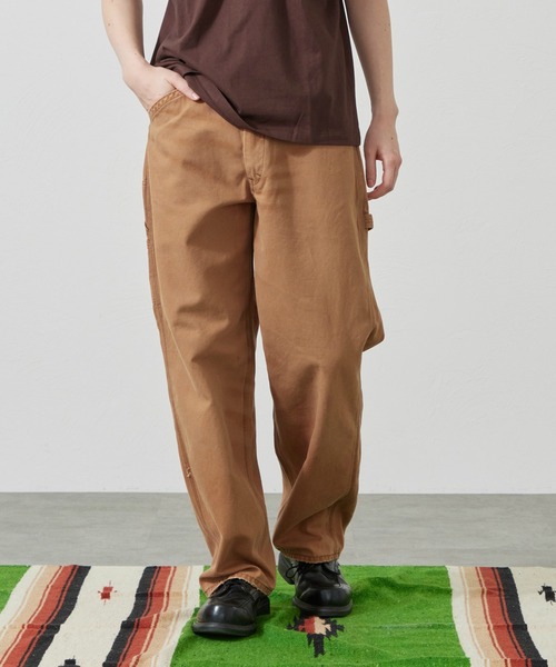 Lee（リー）の「Lee/リー【ダック素材】DUNGAREES ワイドペインターパンツ/デニム セットアップ対応【ユニセックス】（その他パンツ・メンズ・チャコール/ブラウン・SMALL/MEDIUM/LARGE/X-LARGE）」の19枚目の写真