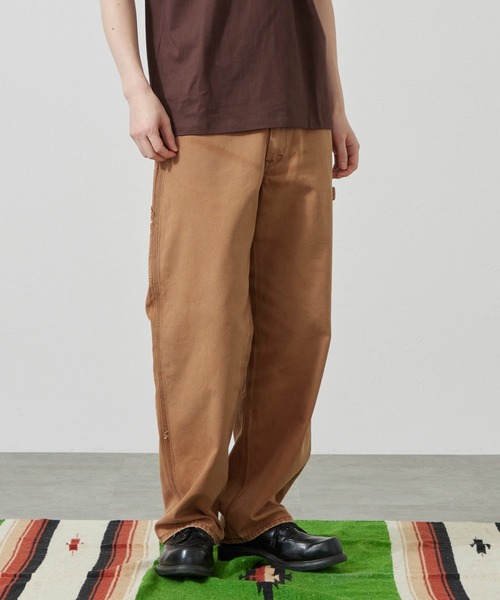 Lee（リー）の「Lee/リー【ダック素材】DUNGAREES ワイドペインターパンツ/デニム セットアップ対応【ユニセックス】（その他パンツ・メンズ・チャコール/ブラウン・SMALL/MEDIUM/LARGE/X-LARGE）」の18枚目の写真