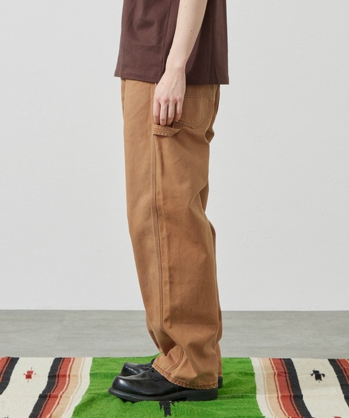 Lee（リー）の「Lee/リー【ダック素材】DUNGAREES ワイドペインターパンツ/デニム セットアップ対応【ユニセックス】（その他パンツ・メンズ・チャコール/ブラウン・SMALL/MEDIUM/LARGE/X-LARGE）」の17枚目の写真