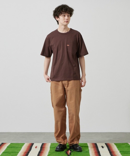 Lee（リー）の「Lee/リー【ダック素材】DUNGAREES ワイドペインターパンツ/デニム セットアップ対応【ユニセックス】（その他パンツ・メンズ・チャコール/ブラウン・SMALL/MEDIUM/LARGE/X-LARGE）」の10枚目の写真