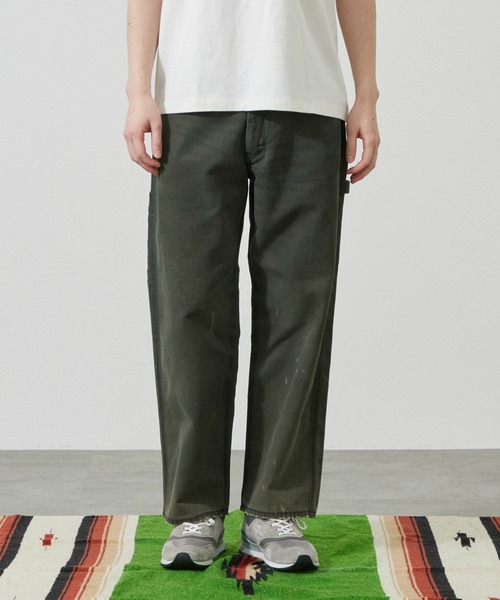 Lee（リー）の「Lee/リー【ダック素材】DUNGAREES ワイドペインターパンツ/デニム セットアップ対応【ユニセックス】（その他パンツ・メンズ・チャコール/ブラウン・SMALL/MEDIUM/LARGE/X-LARGE）」の7枚目の写真