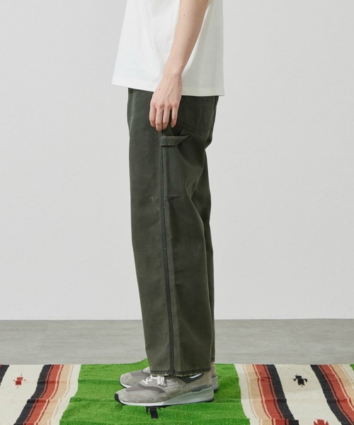 Lee（リー）の「Lee/リー【ダック素材】DUNGAREES ワイドペインターパンツ/デニム セットアップ対応【ユニセックス】（その他パンツ・メンズ・チャコール/ブラウン・SMALL/MEDIUM/LARGE/X-LARGE）」の5枚目の写真