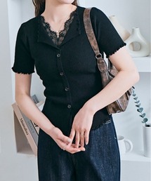 セール】ラメのきらめきで魅せる、大人可愛いシースルートップス（T