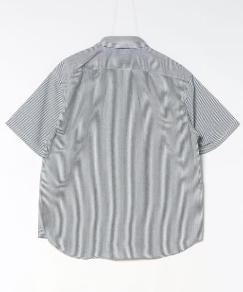 CORISCO(コリスコ)の「ワンポイント刺しゅうヒッコリー半袖シャツ(M1)(シャツ/ブラウス・メンズ・その他1/その他2・MEDIUM/LARGE/X-LARGE)」の3枚目の写真