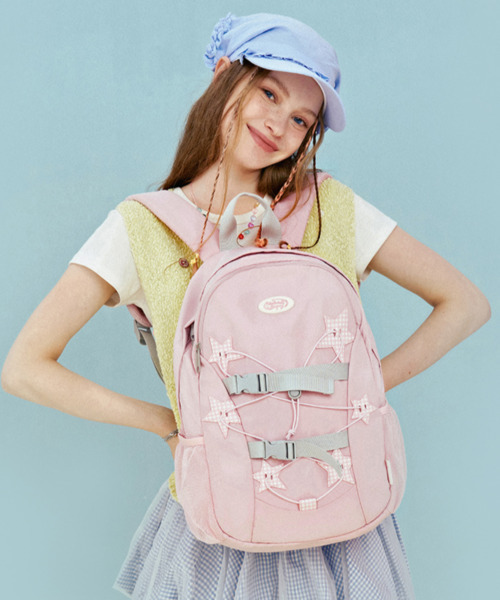 VANWALK（バンウォーク）の「Sporty String Backpack [Pink]（バックパック/リュック・レディース・ピンク・FREE）」の2枚目の写真