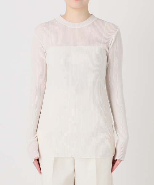raspail(ラスパイユ)の「Raspail ラスパイユ Sheer Tシャツ RB-282(Tシャツ/カットソー・レディース・ブラック/ベージュ/ホワイト・FREE)」の21枚目の写真