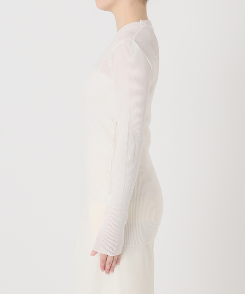 raspail(ラスパイユ)の「Raspail ラスパイユ Sheer Tシャツ RB-282(Tシャツ/カットソー・レディース・ブラック/ベージュ/ホワイト・FREE)」の22枚目の写真