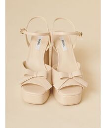 SNIDEL（スナイデル）の「プラットフォームリボンサンダル（サンダル）」