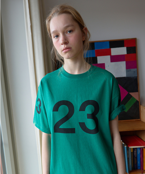 NOCONTENT(ノーコンテント)の「188. 23 Tシャツ _ グリーン(Tシャツ/カットソー・レディース・その他・FREE)」の2枚目の写真