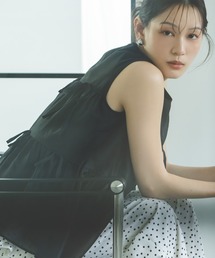 NATURAL BEAUTY BASIC | リボンティアードチュニック(シャツ/ブラウス)