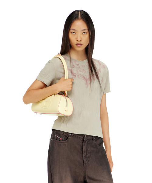 DIESEL(ディーゼル)の「ウィメンズ Tシャツ T-ILA-AA5(Tシャツ/カットソー・レディース・ベージュ系その他/ホワイト・MEDIUM/X-SMALL/SMALL/LARGE/X-LARGE)」の5枚目の写真