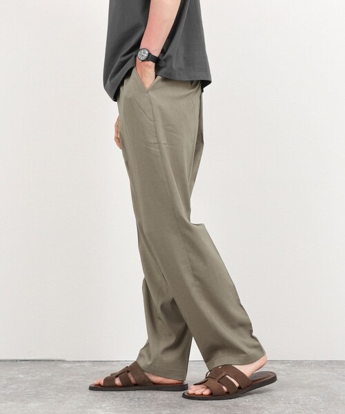 NOLLEY’S(ノーリーズ)の「Reflax ワンタックイージーパンツ 26SS(その他パンツ・メンズ・ブラック/オリーブ/アイボリー・XL/L/M/S)」の16枚目の写真
