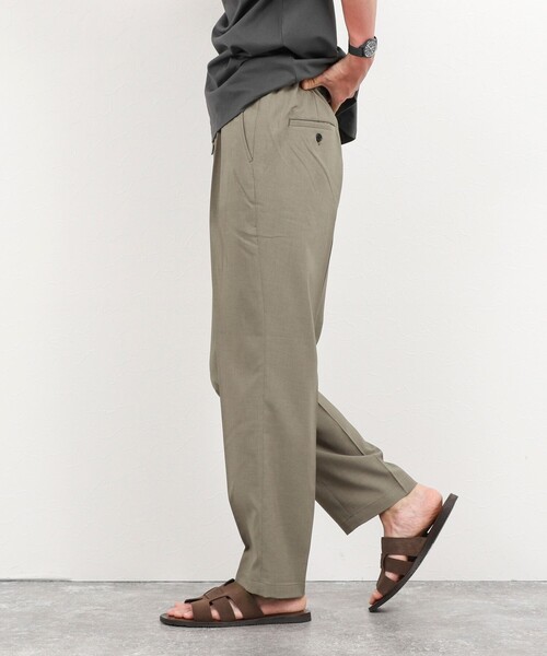 NOLLEY’S(ノーリーズ)の「Reflax ワンタックイージーパンツ 26SS(その他パンツ・メンズ・ブラック/オリーブ/アイボリー・XL/L/M/S)」の21枚目の写真