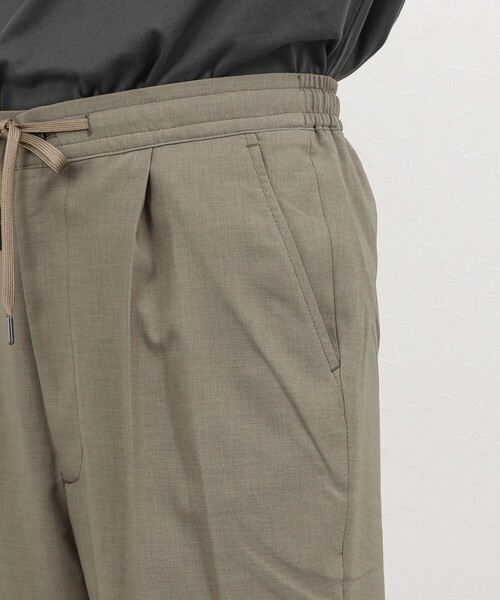 NOLLEY’S(ノーリーズ)の「《セットアップ対応》Reflax ワンタックイージーパンツ 軽量速乾 26SS(その他パンツ・メンズ・ブラック/オリーブ/アイボリー・XL/L/M/S)」の7枚目の写真
