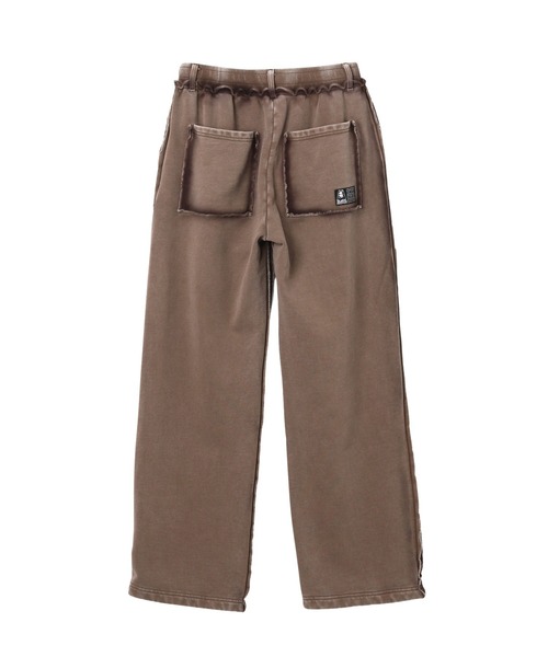 X-girl（エックスガール）の「FADED CUT OUT SWEATPANTS（スウェットパンツ・レディース・ブラック/ピンク/ブラウン・M/S）」の10枚目の写真